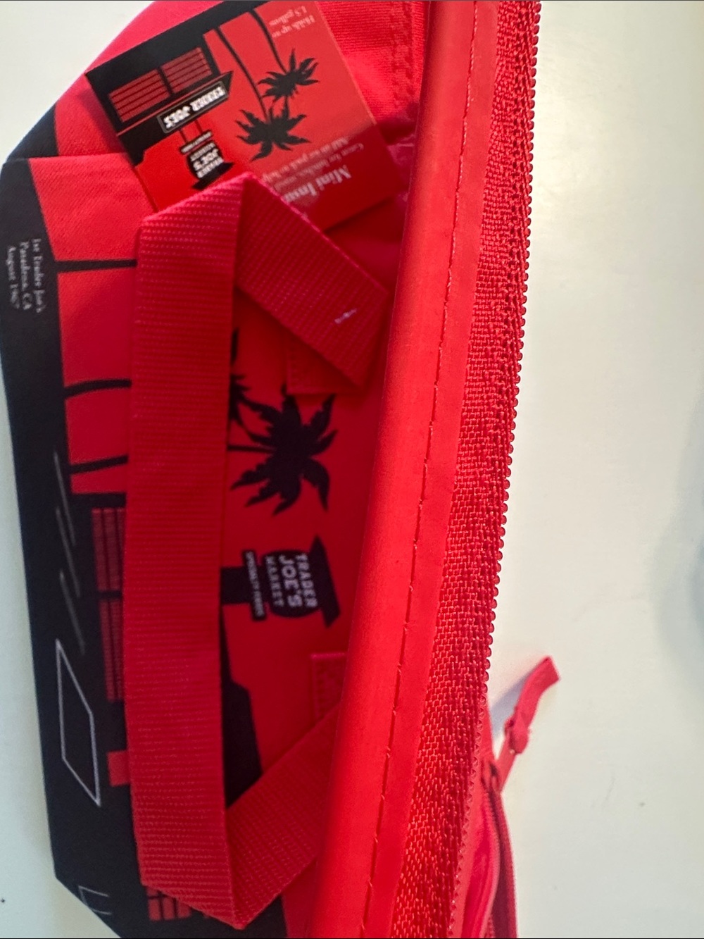 Trader Joe's Red Mini Insulated Bag NWT